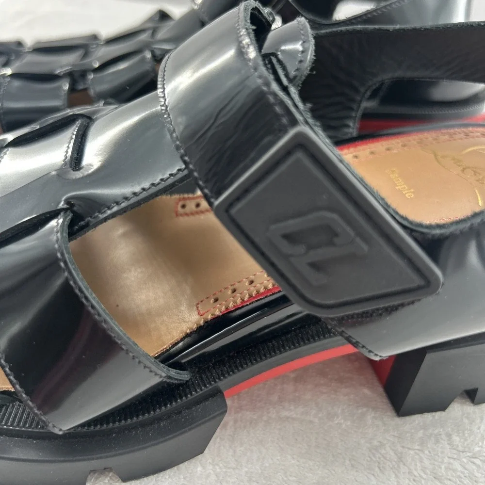 Christian Louboutin RARE Sample Chunky Lug Sole Sandals – Red Bottom Men 10.5-11